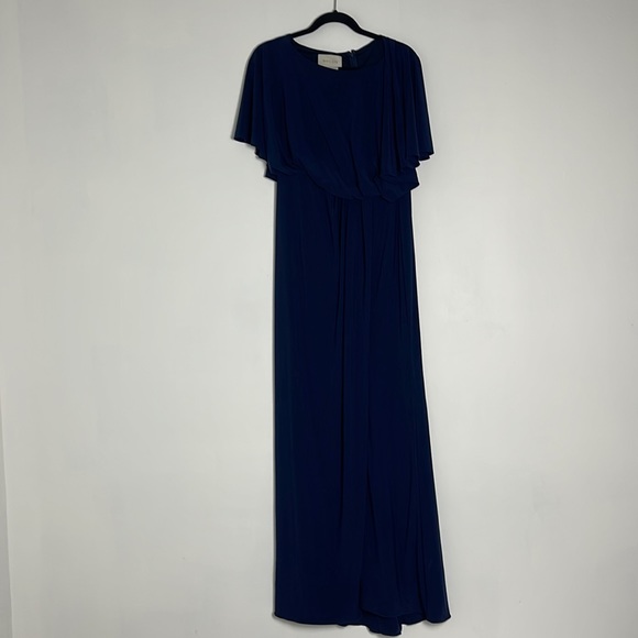 BHLDN Lena Maxi Dress size 10 in blue - Picture 3 of 5